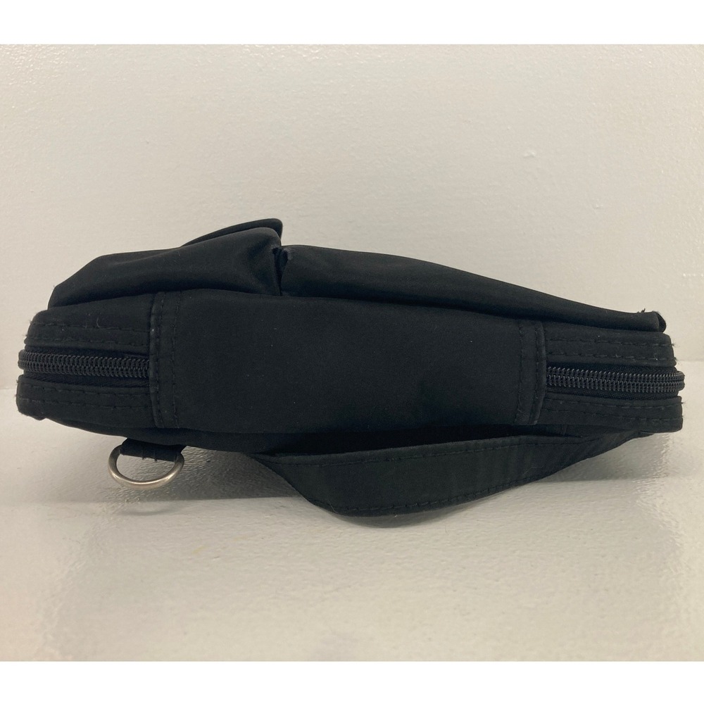 Baggallini Black Nylon Convertible Crossbody Bag Multi Pocket Travel Organizer - Picture 15 of 16